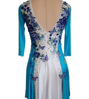 light blue sweet 16 dress Serene Hill High End Custom Made Gray Blue Strapless Lace Up Beaded L –  SERENE HILL