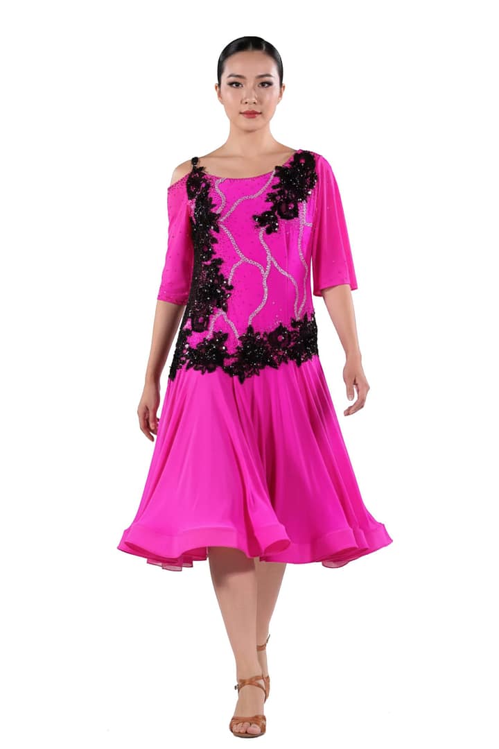 Edra Latin dress — full view — complete view of the custom-made Edra dress