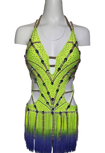 Cashay designer Latin dress | Sunshine Front