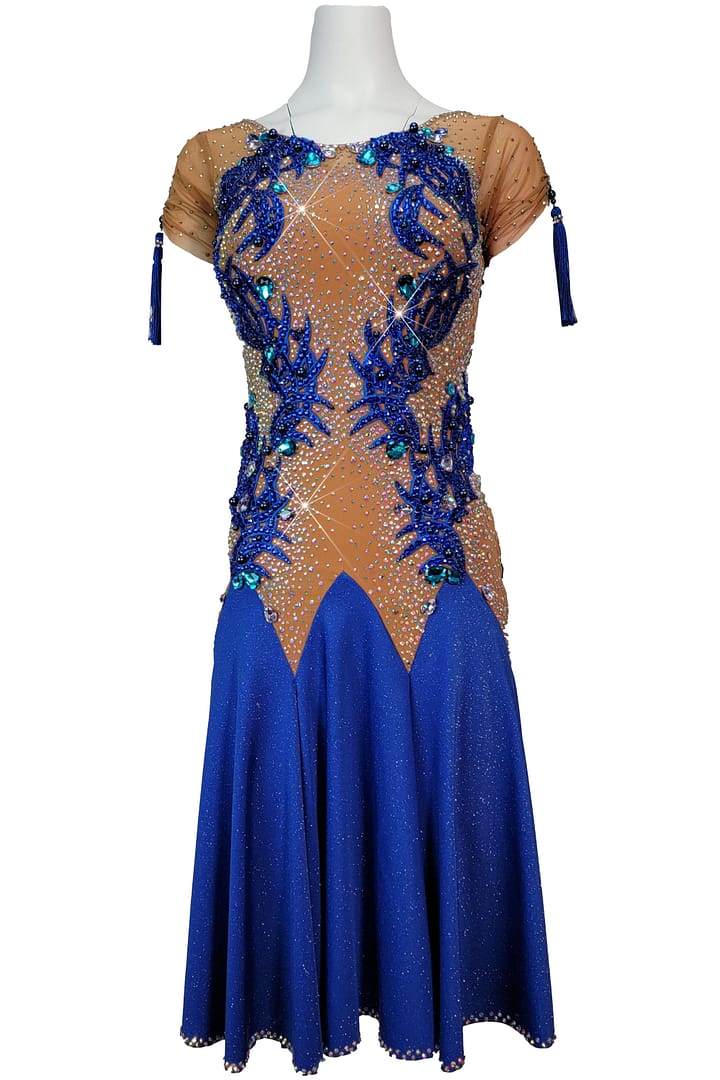 Cashay designer Latin dress | Narnia Front
