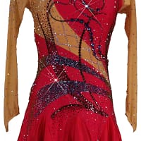 Cashay designer Ballroom dress | Gemma Front Detail