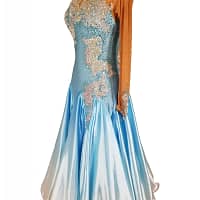 Cashay designer Ballroom dress | Bluesky Front Detail