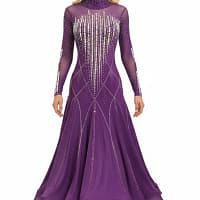 Royal Amethyst Ballroom Dress