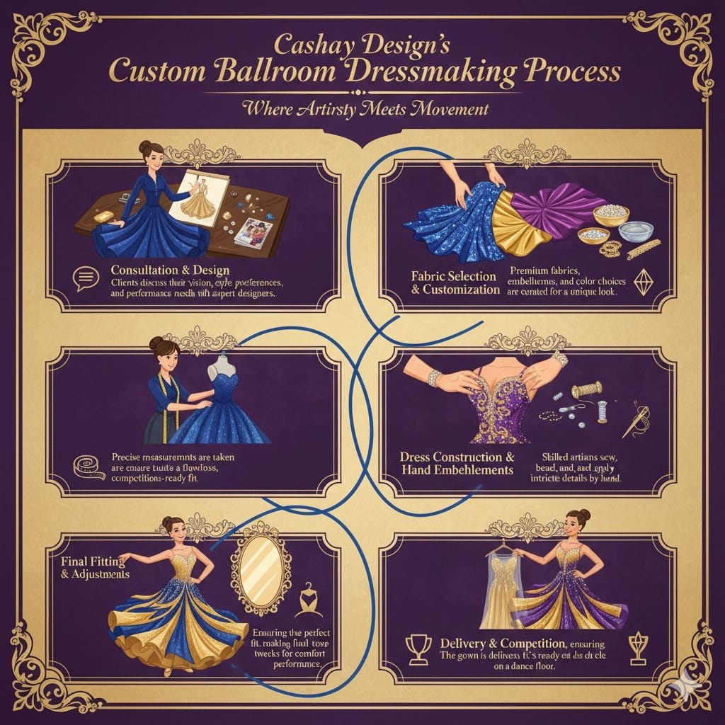 Custom Ballroom Dressmaking Process