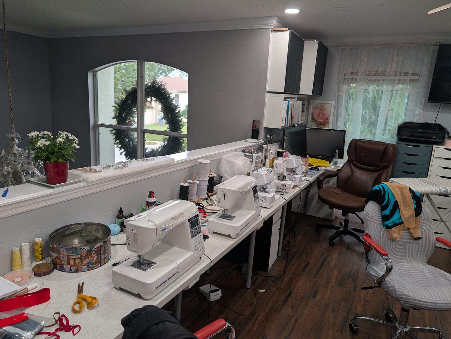 Sewing machines in Cashay Design studio