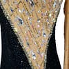 Cashay designer latin dress | Fria Front Detail