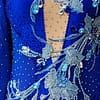Cashay designer Latin dress | Ziinnia Detail