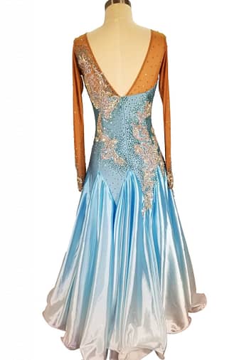 Cashay designer Ballroom dress | Bluesky Back