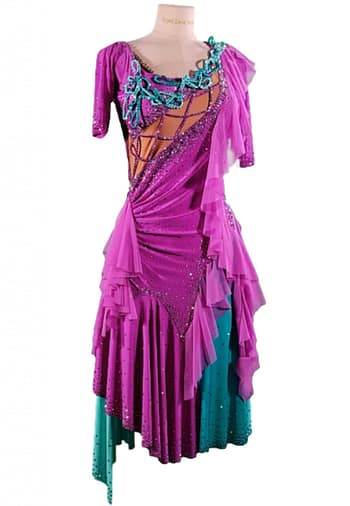 Cashay designer Latin dress | Bonel Front