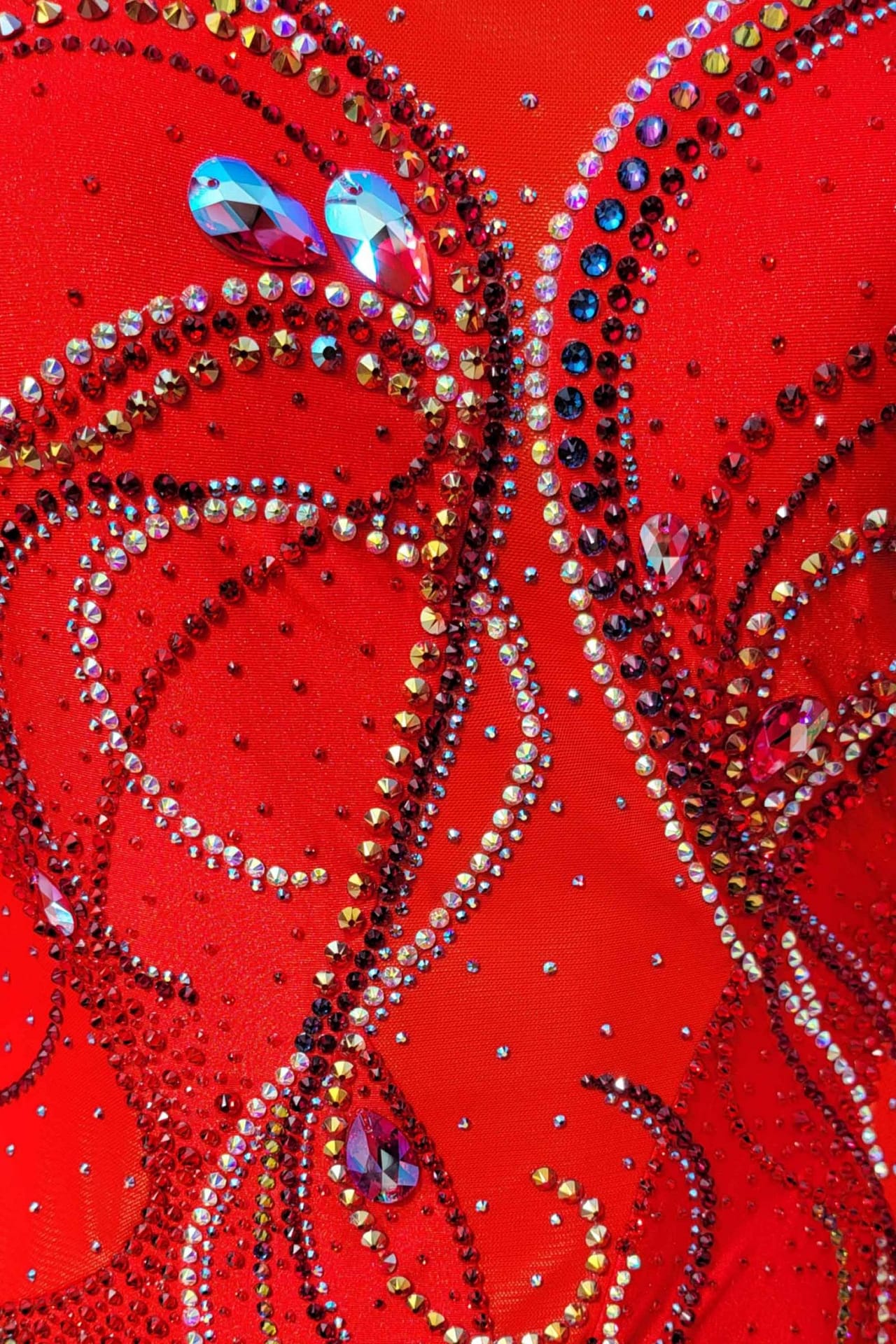 Cashay designer Ballroom dress | Kalaida Detail