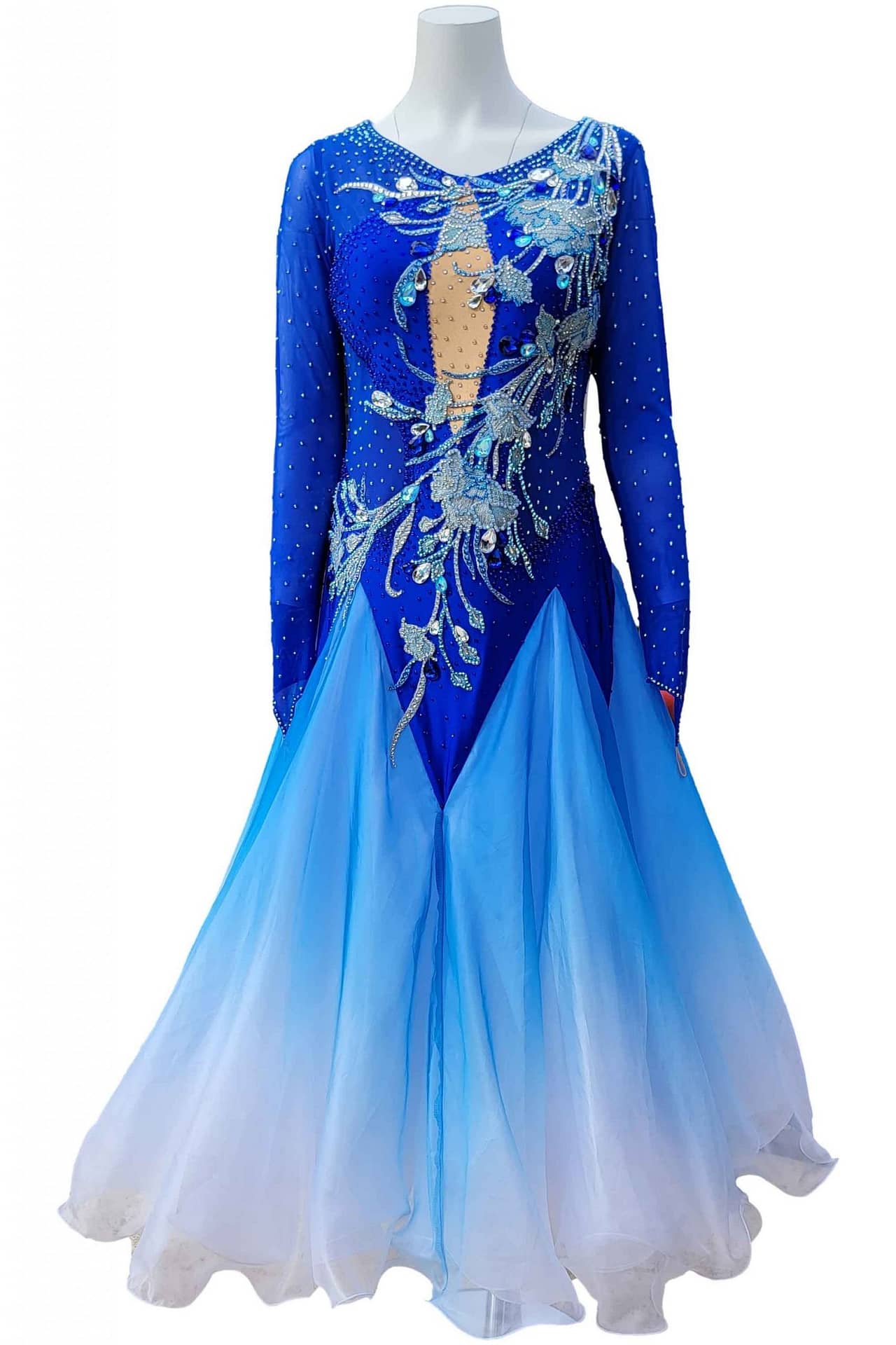 Cashay designer Latin dress | Ziinnia Front